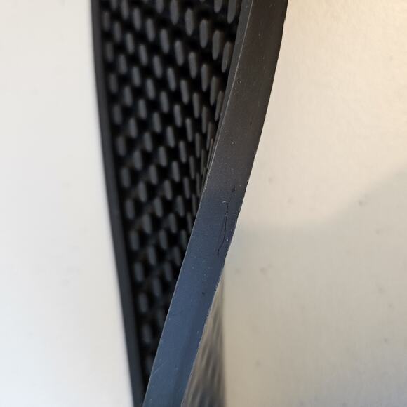 Heineken Beer Rubber Bar Mat Drip Rail Runner 20.75" X 3.25" Black Red Star Pub - Picture 8 of 9